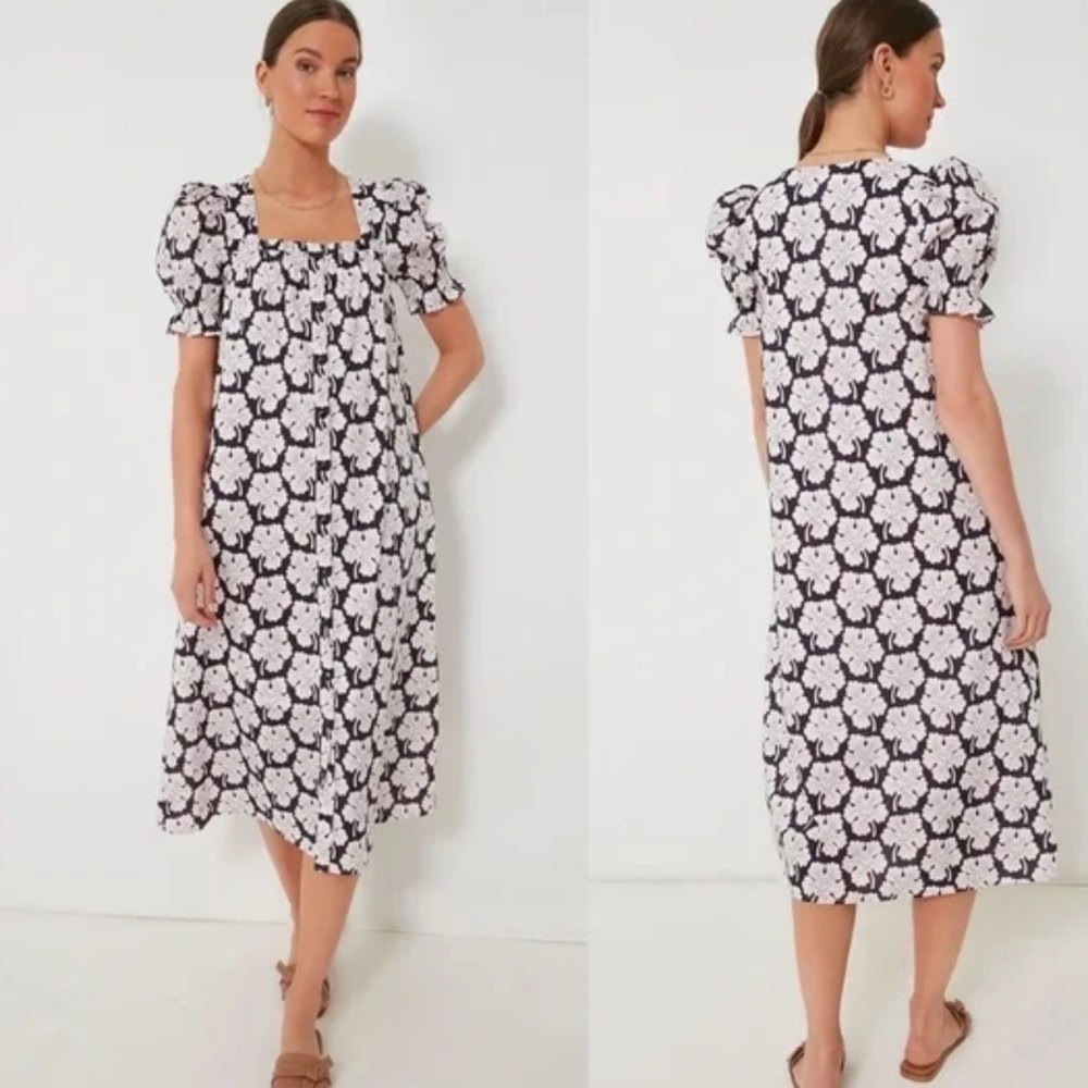 Tuckernuck- Navy Floral Eden Dress